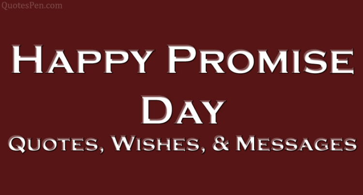 Happy Promise Day Quotes, Messages And Images 2024 - FinetoShine