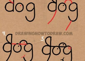 1595745496 How To Draw A Dog From The Word Dog