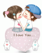 I Love You Cute Couple Gif Free Download 21