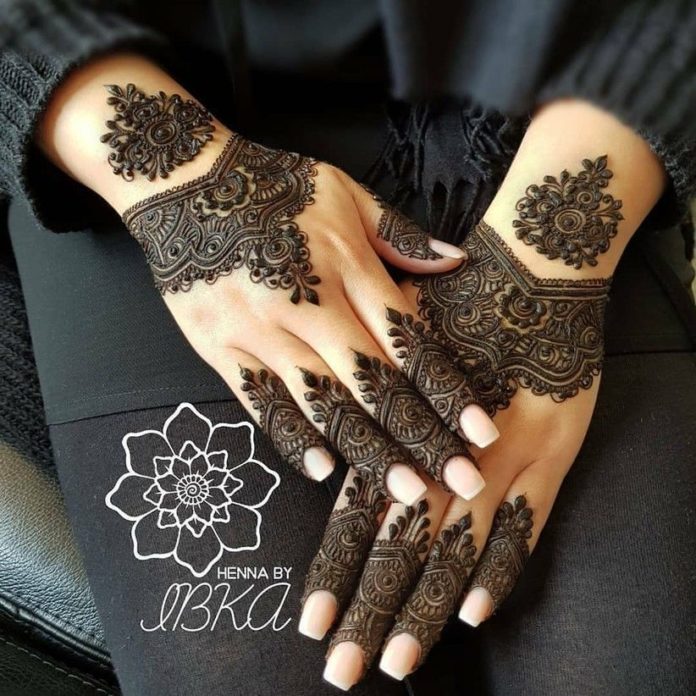 6 Neueste Einfache Mehndi Designs Für Die Minimalistische ...