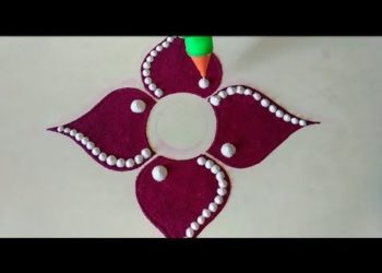 Diwali special unique rangoli design