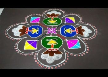 Sankranthi bhogi kondalu rangoli designs with dots easy muggulu