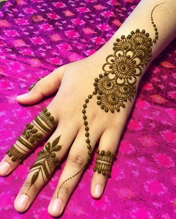 Easy Simple Beautiful Mehndi Designs For Hands 2024