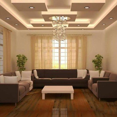 Designer Gypsum False Ceiling For Hall And Bedroom - Simple Ceiling