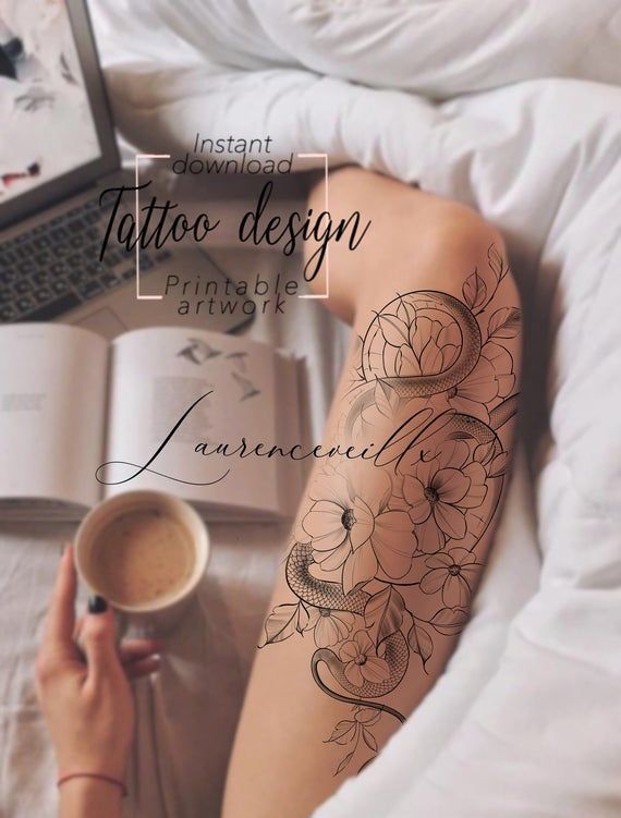 Thigh tattoos for women  the ultimate It girl musthave