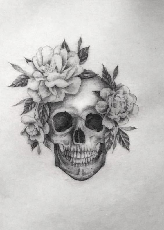 Skull Tattoos For Girls - FinetoShine