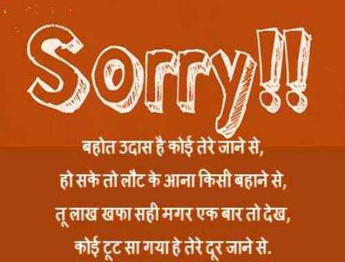 Sorry Shayari In Hindi For Boyfriend 2024 Finetoshine