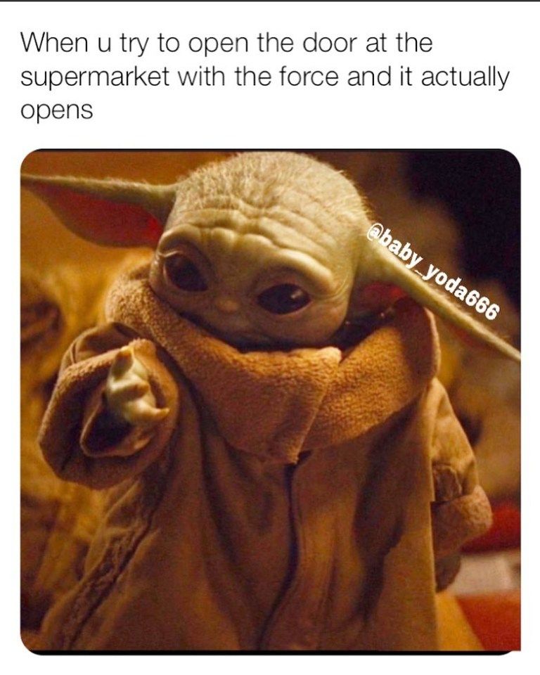 Extremely Relatable Baby Yoda Memes