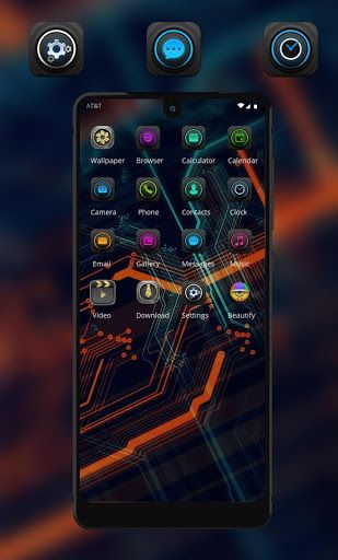 Theme for Jio Phone Launcher Glassy Wallpaper APK pour Android Télécharger