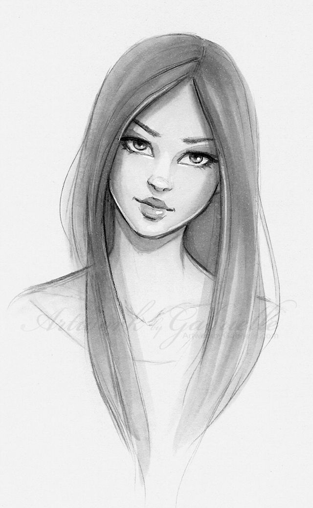 Girl Sketch On Pinterest | Girl Drawings, Character Illustration ...