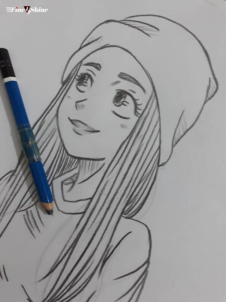 Beautiful Girl  pencil sketch Drawing by Bhagyashree Sagar  Saatchi Art
