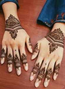 Chhath Puja Mehndi Designs 7