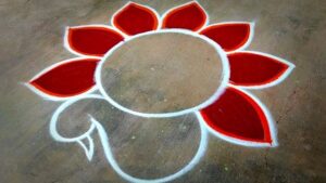 Easy Beginners Rangoli Design 4 1