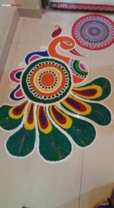 Happy New Year Rangoli Designs 3