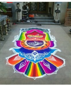 Happy New Year Rangoli Designs 4