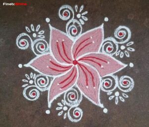 Happy New Year Rangoli Designs 5