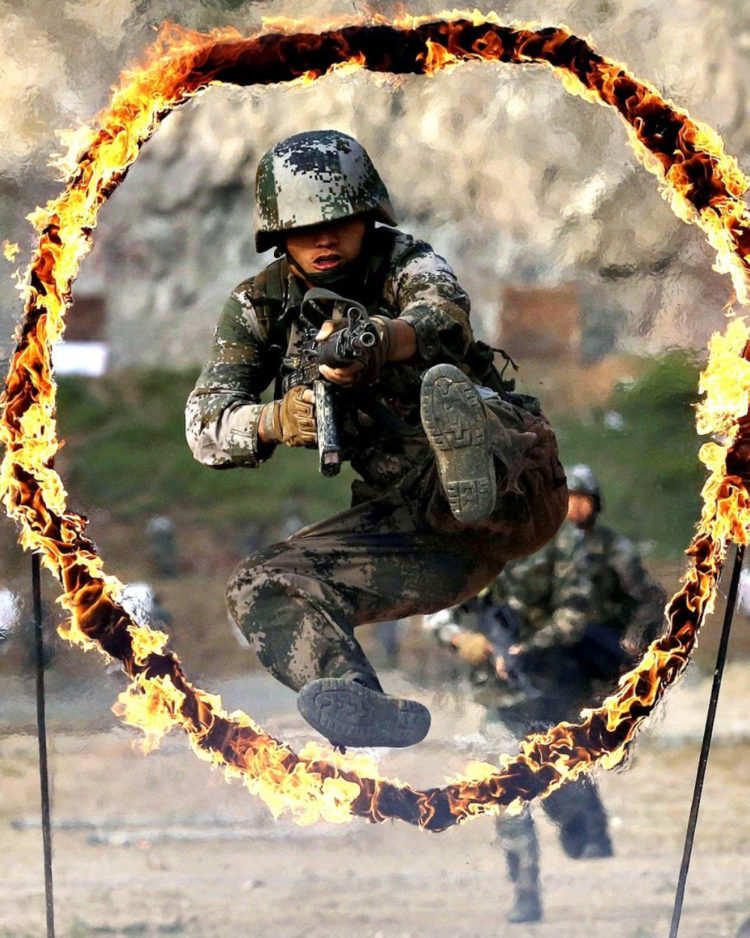 Indian Army Stunt